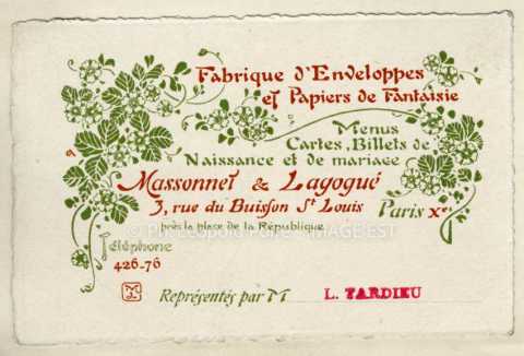 Imprimerie Massonnet et Lagogué (Paris)